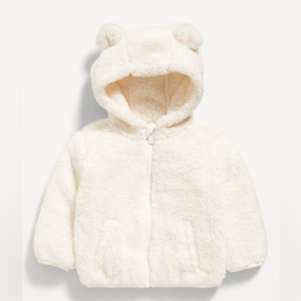 Old navy critter hooded jacket bear